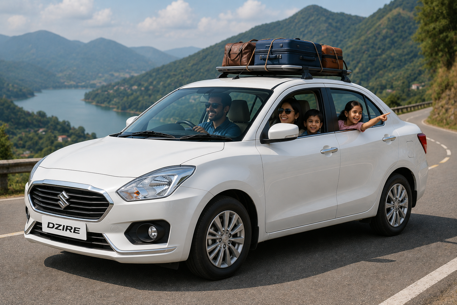 Premium sedan cab for Swift Dzire rental